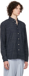 Corridor Navy Japanese Dot Shirt