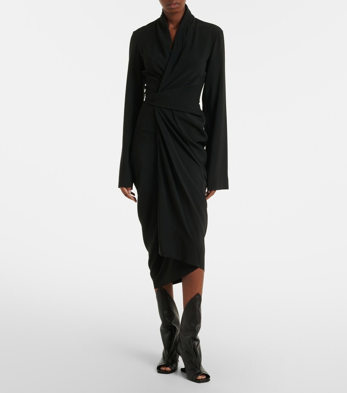 Rick Owens Draped wrap dress