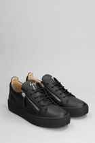 Giuseppe Zanotti Frankie Sneakers In Black Leather