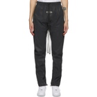 Essentials Black Reflective Track Pants