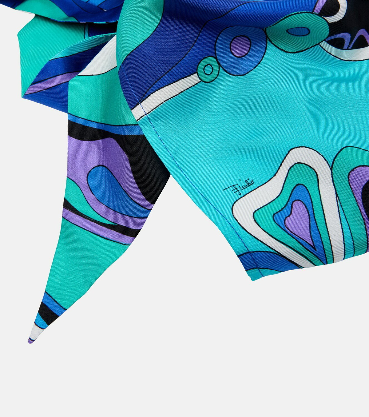 Pucci Iride silk twill head wrap