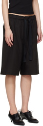 Studio Nicholson Black Demba Shorts