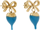 Ottolinger Dipped Bow Heart Earrings