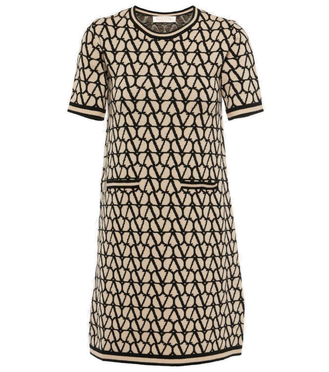 Valentino Toile Iconographe virgin wool minidress Valentino