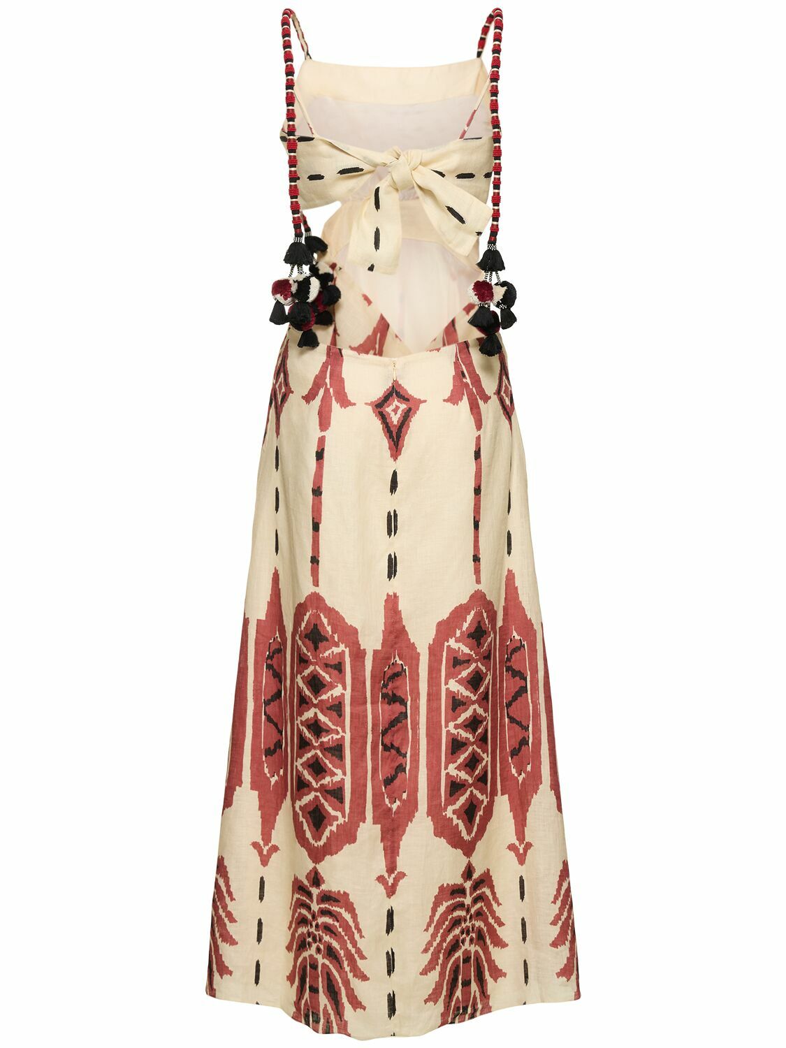 【Johanna Ortiz】プリントリネンミディドレス JOHANNA ORTIZ Palm Of Tiahuanaco Linen Midi Dress Johanna Ortiz