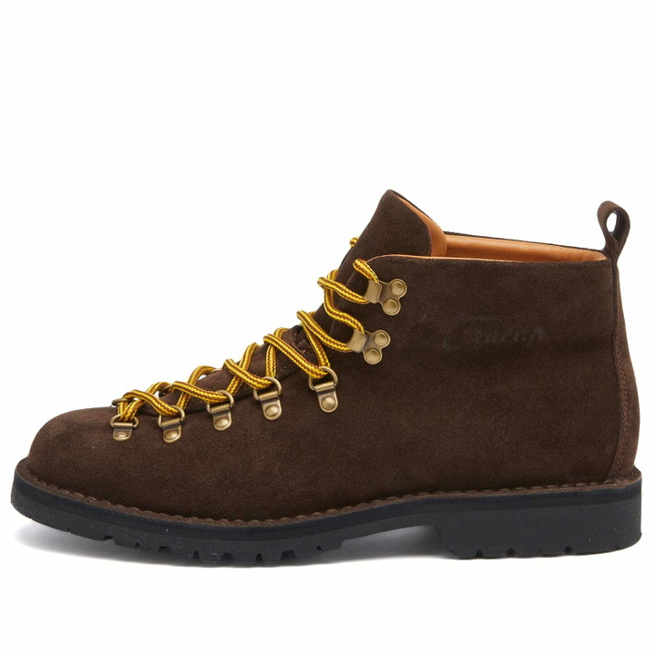 Photo: Fracap Men's M120 Commando Sole Scarponcino Boot in Coffee Suede