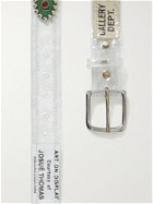 Gallery Dept. - Simon Embellished PVC and Leather Belt - Neutrals