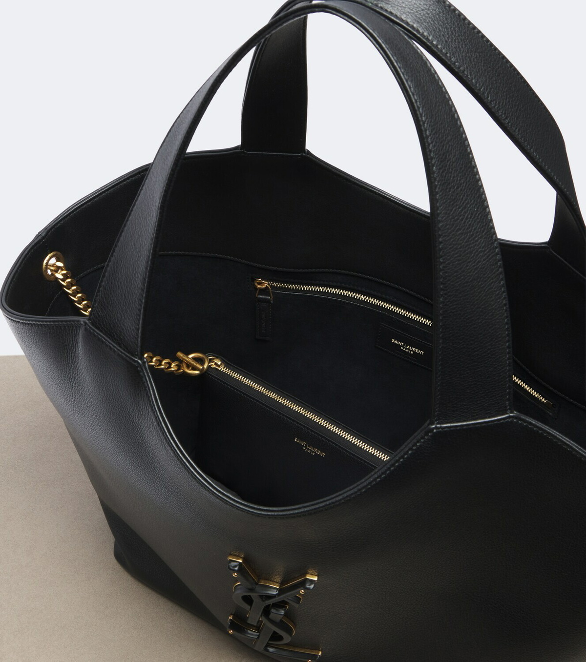 Saint Laurent Icare Medium leather shopper