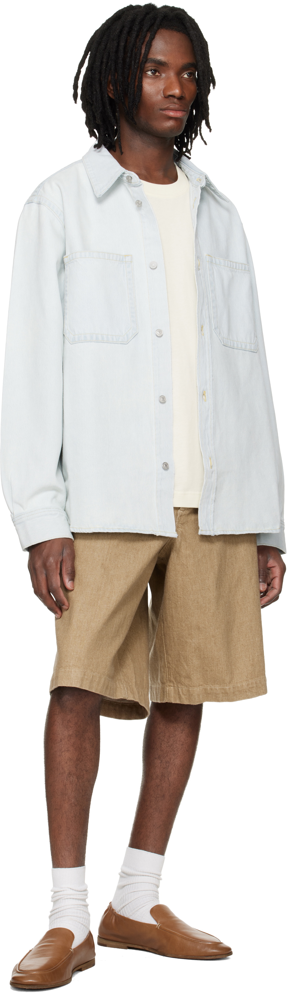 AGOLDE Blue Craven Denim Shirt