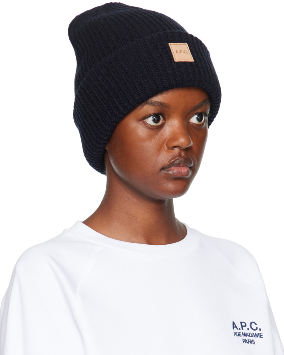 A.P.C. Navy Michele Beanie