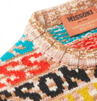 Missoni - Logo-Intarsia Wool-Blend Sweater - Men - Brown