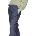 Tibi SSENSE Exclusive Blue Linen Viscose Trousers