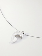 Bottega Veneta - Sterling Silver Pendant Necklace