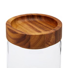 The Conran Shop Storage Stacking Jar in Teak