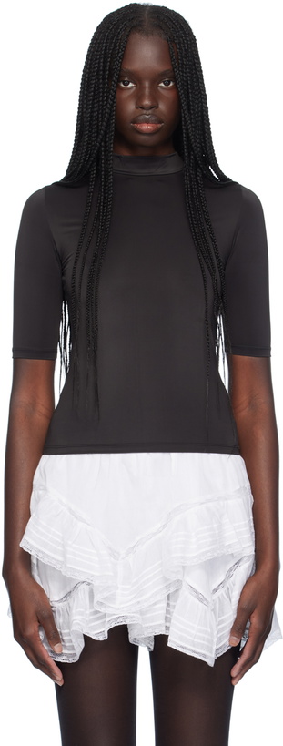 Photo: Sandy Liang Black Lillian T-Shirt