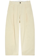 Studio Nicholson Pleated Wide-leg Trousers Cream
