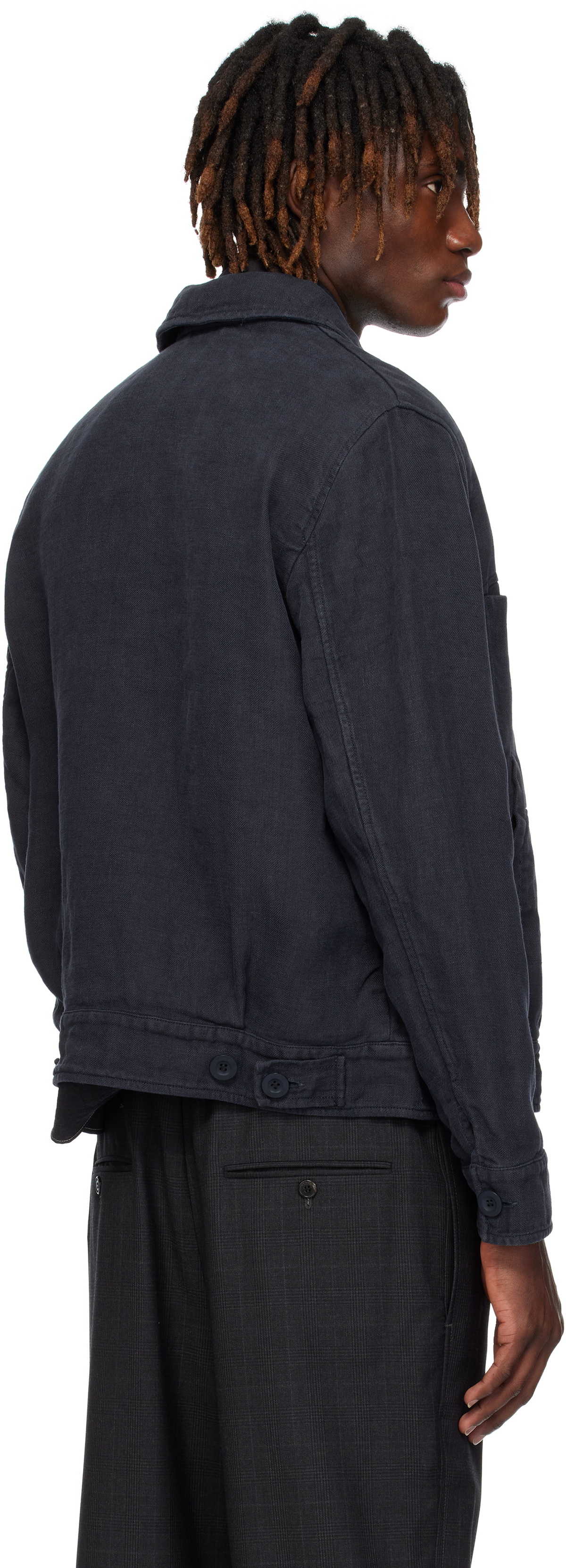 CASEY CASEY Navy Johnsen Jacket