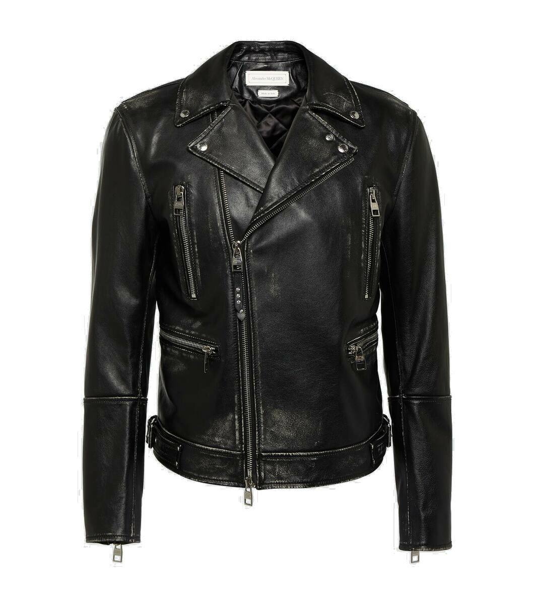 Photo: Alexander McQueen Leather biker jacket