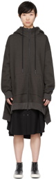 Regulation Yohji Yamamoto Gray Wool Hoodie