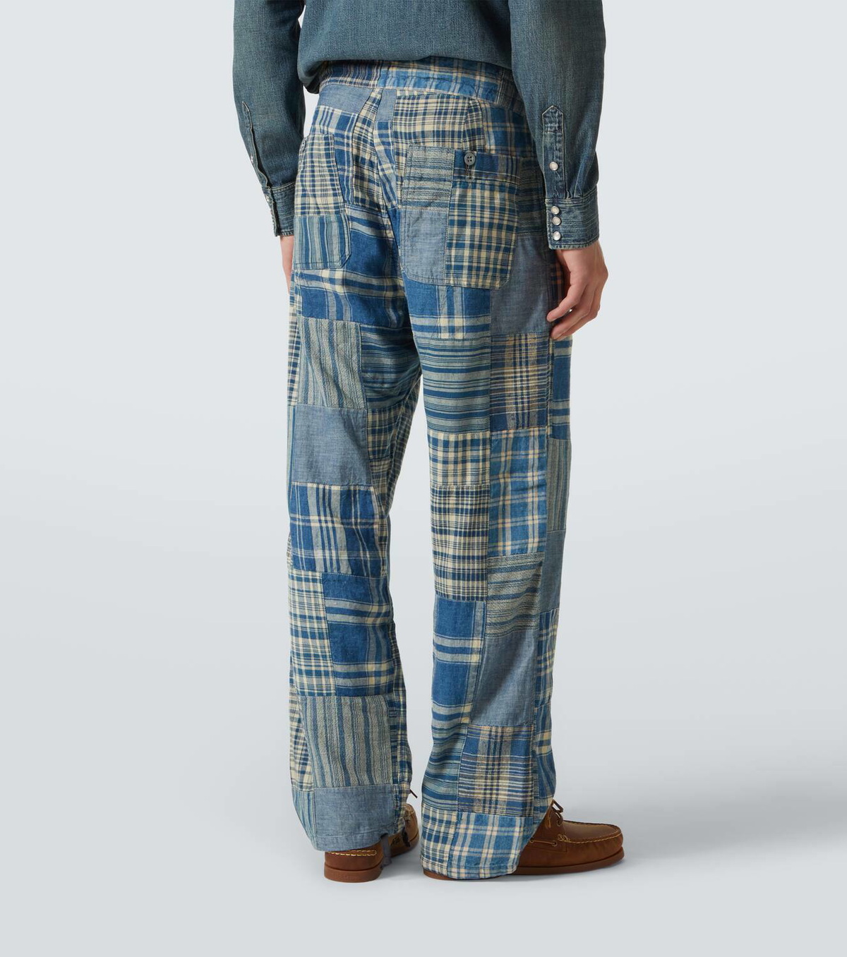 Patchwork Rrl RRL Patchwork cotton and linen pants RRL