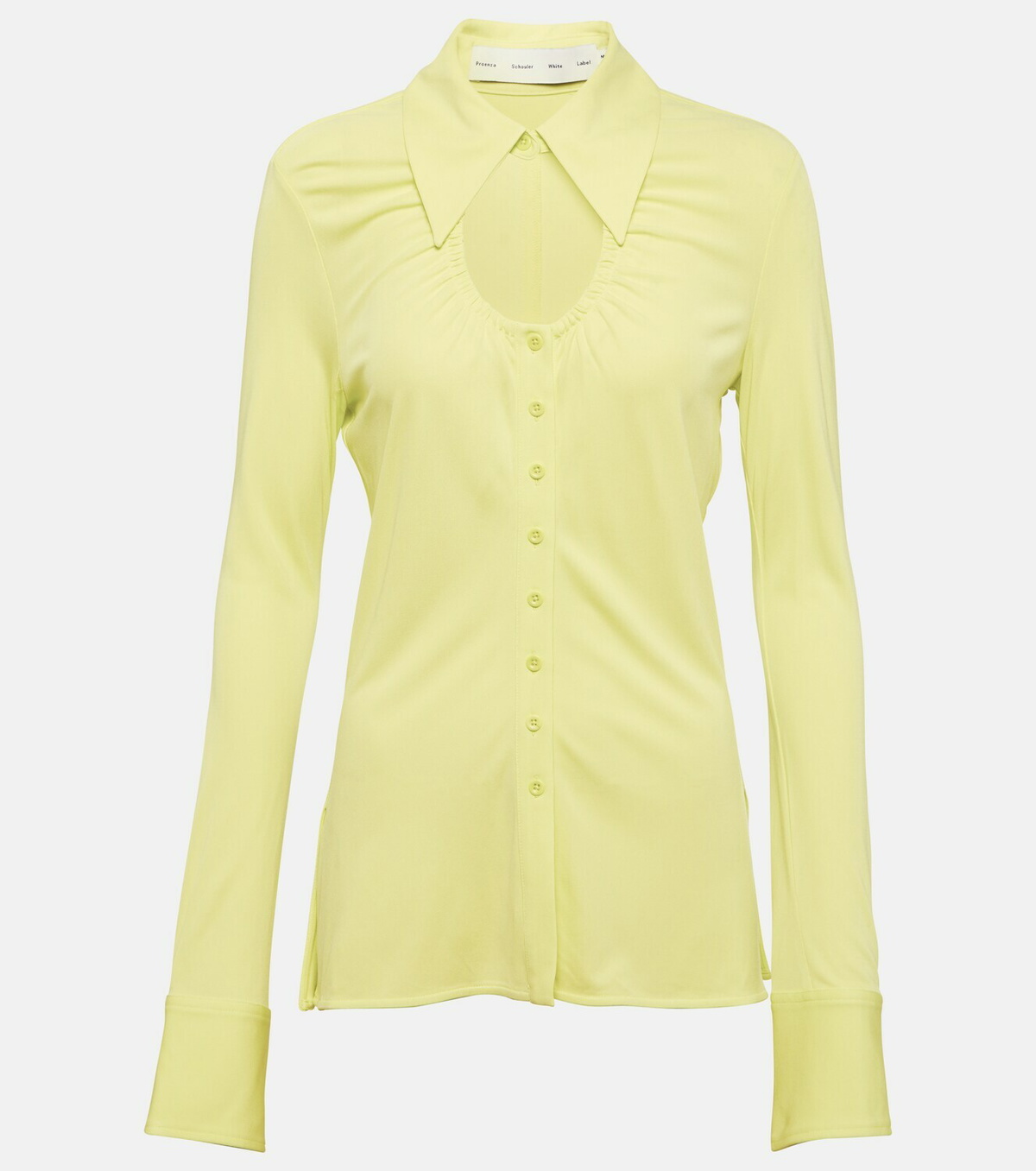 Proenza Schouler White Label cutout jersey shirt
