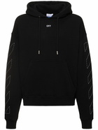 OFF-WHITE Stitch Arrow Skate Cotton Hoodie