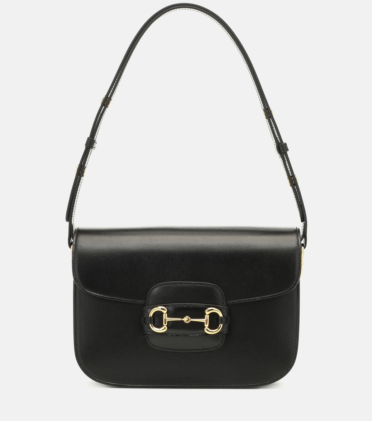 【関税&送料込】Gucci Horsebit 1955 Smooth Leather Shoulder GUCCI Horsebit 1955 leather-trimmed printed coated-canvas