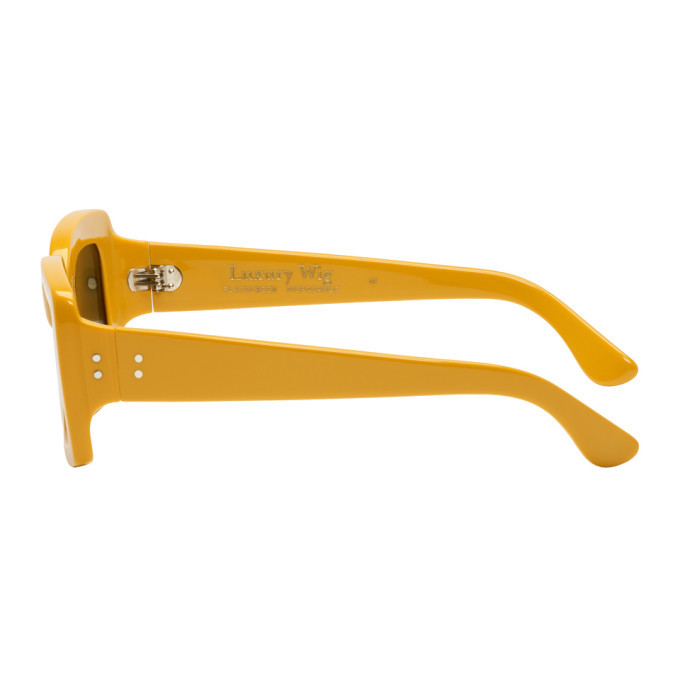 RAEN X Luxury Wig Yellow Flatscreen Sunglasses RAEN Yellow Luxury Wig Edition Flatscreen Sunglasses RAEN main image 3