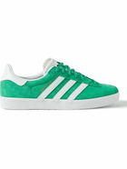 adidas Originals - Gazelle 85 Leather-Trimmed Suede Sneakers - Green