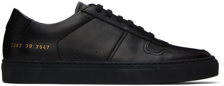 Photo: Common Projects Black BBall Classic Low Sneakers