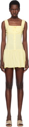Frankies Bikinis Yellow Christa Minidress