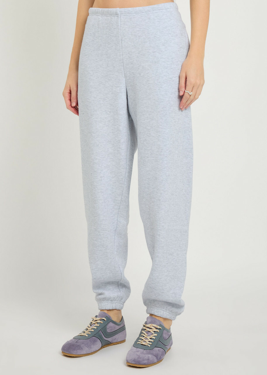 Skims Cotton-blend Sweatpants Light Grey