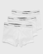 Calvin Klein Underwear TRUNK ICON COTTON STRETCH 3-PACK White Mens Boxers & Brief