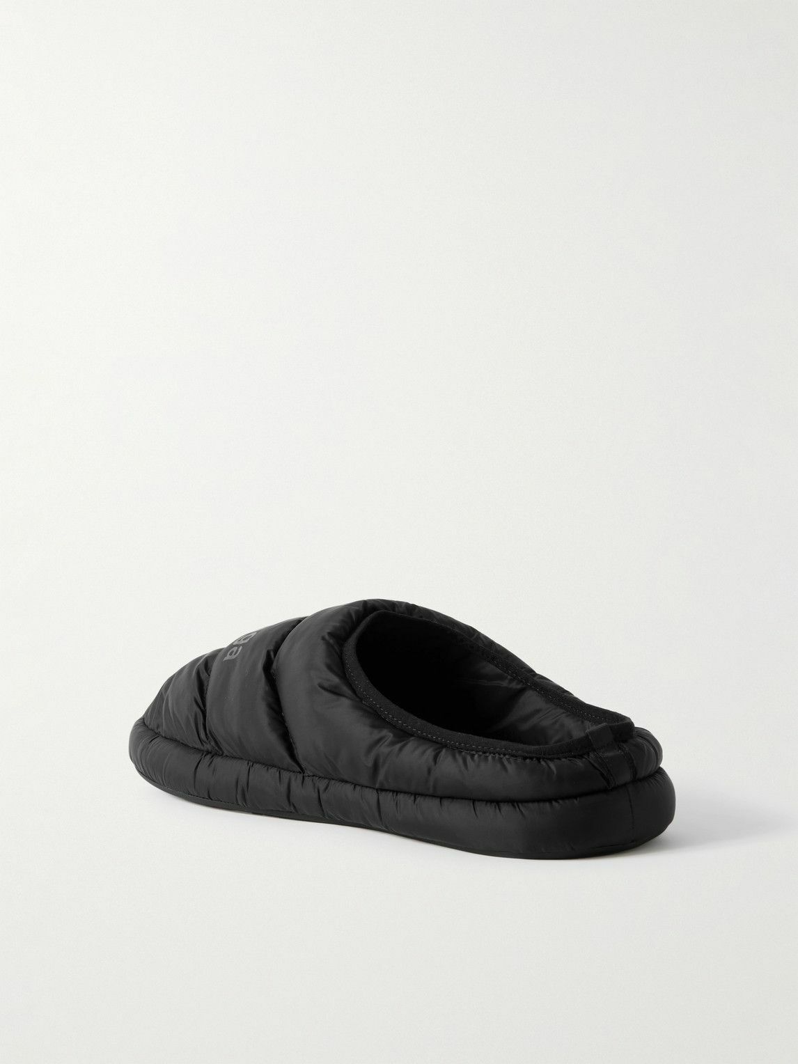 Balenciaga - Alaska Logo-Print Quilted Nylon Slippers
