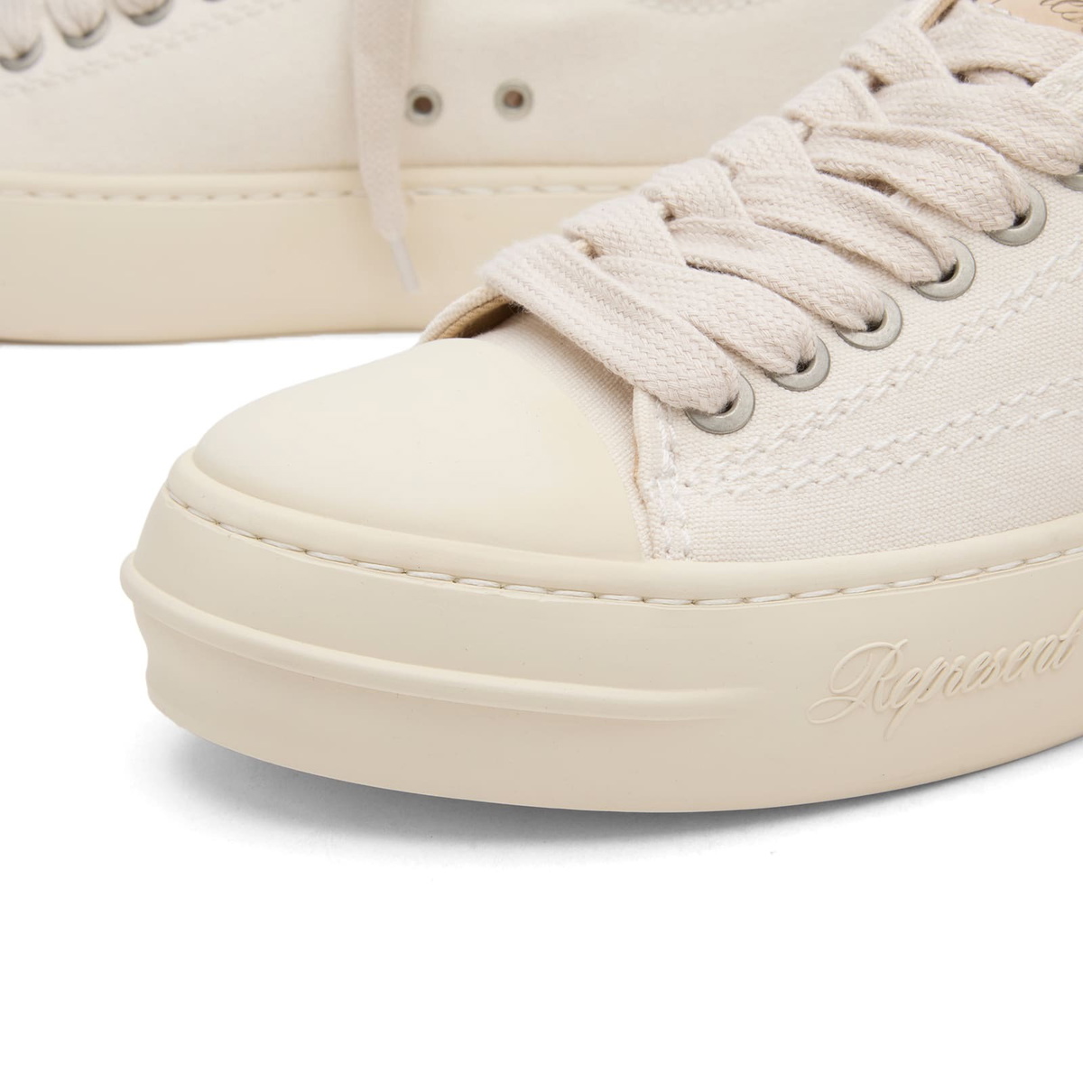 Represent Men's Rep-Cap Sneaker in Vintage White