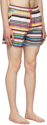 Paul Smith Multicolor Recycled Polyester Swim Shorts