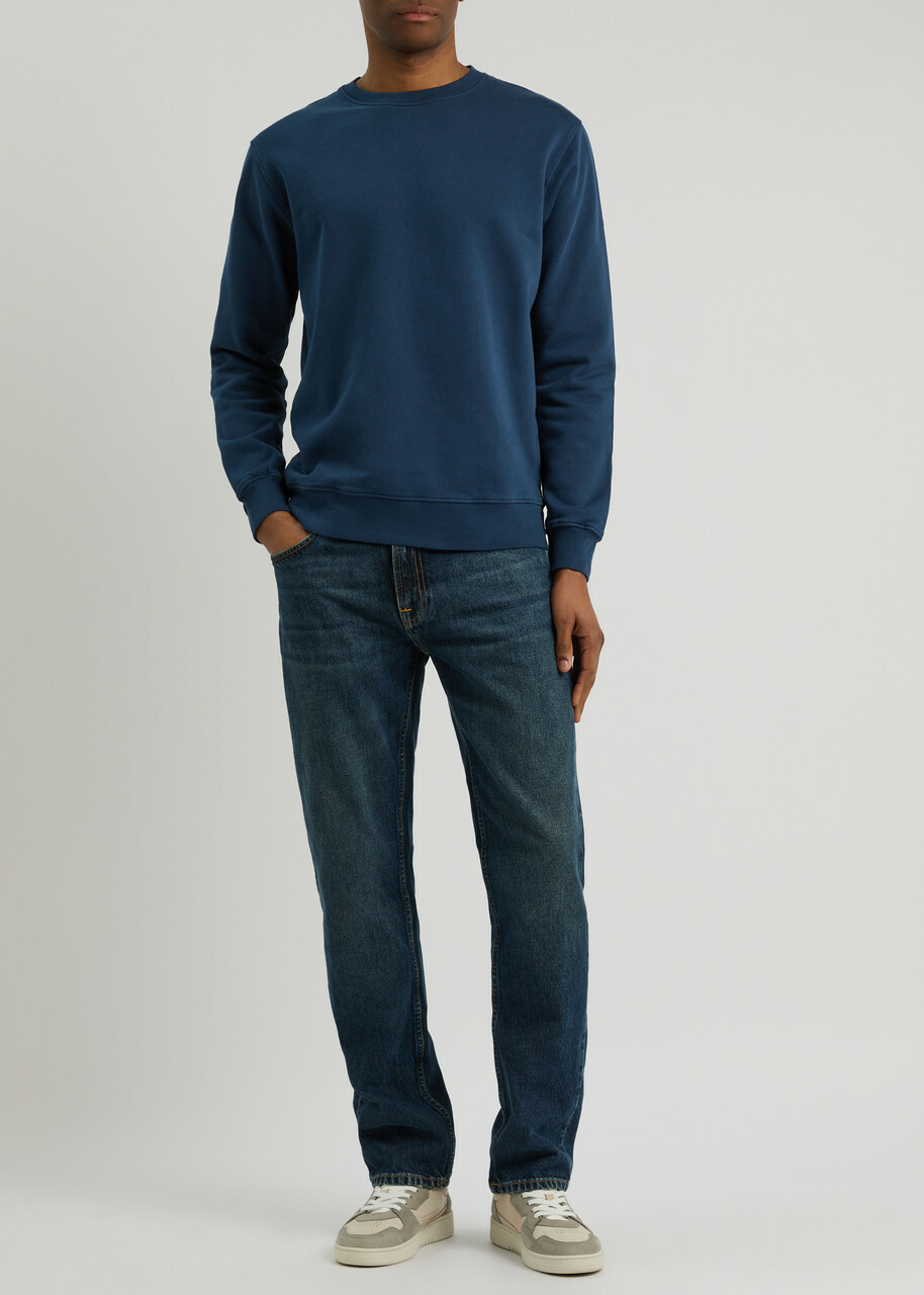 Colorful Standard Cotton Sweatshirt Blue