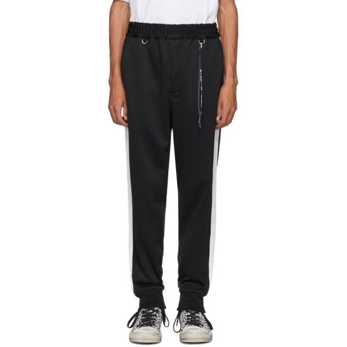 Photo: mastermind WORLD Black and White Side Line Track Pants