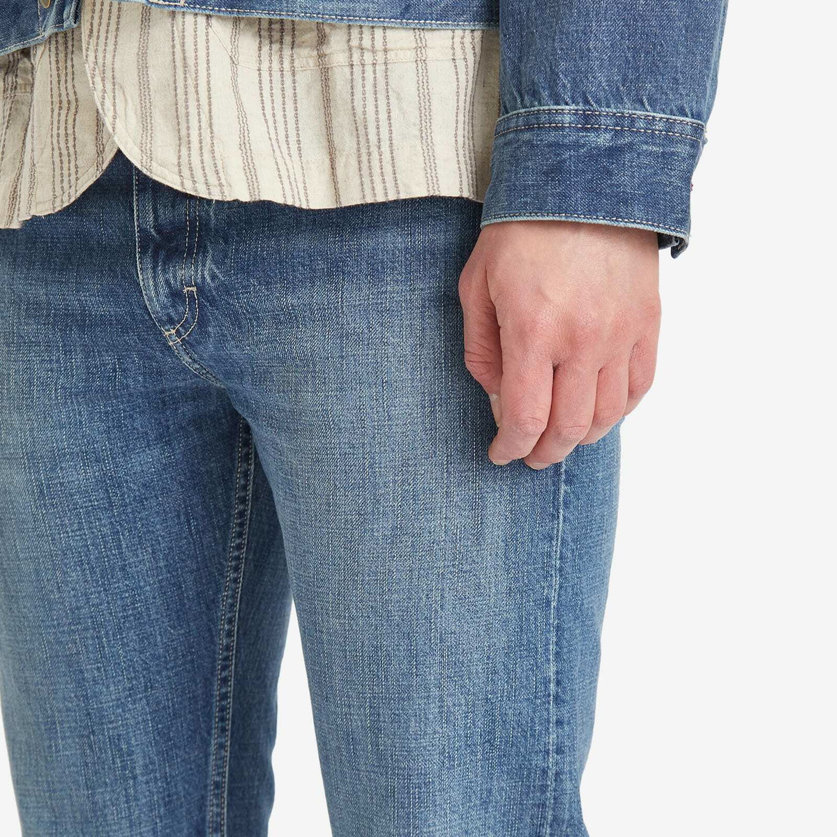 Paul Smith Men's x Lee Custom Selvedge Denim 101 Jeans in Blue