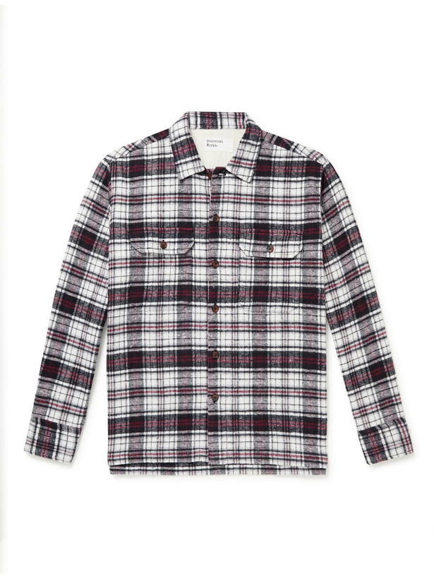 Photo: Universal Works - Checked Brushed Cotton-Flannel Shirt - Multi