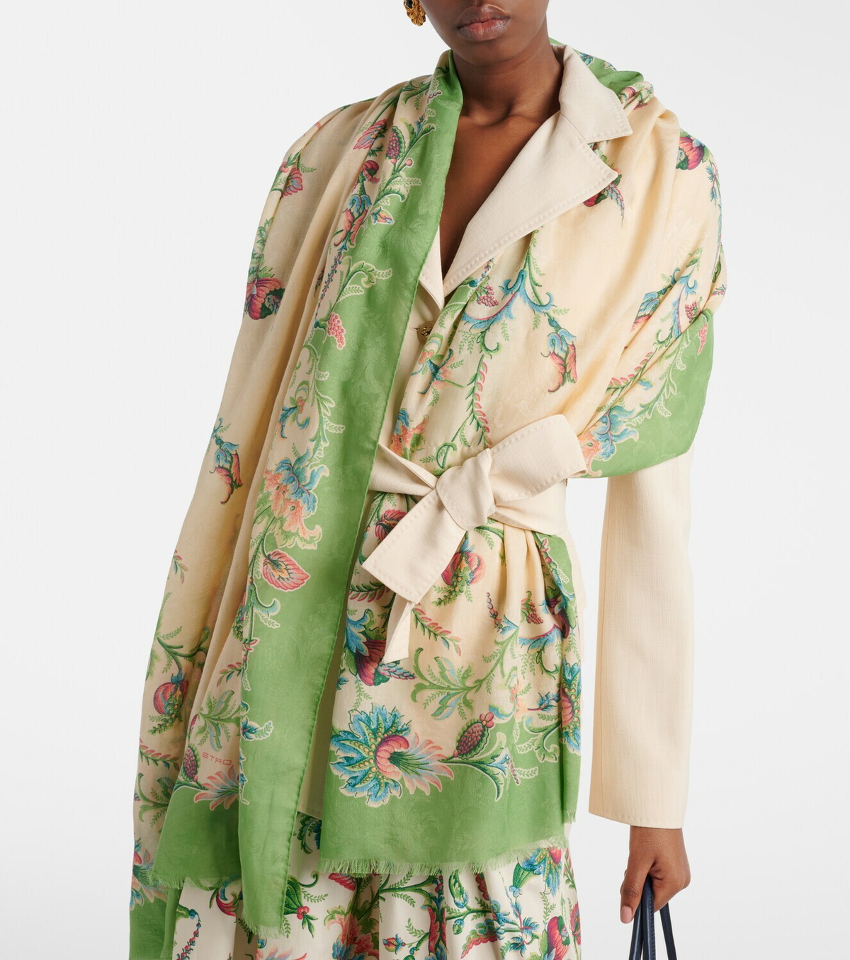 Etro Orfeo floral scarf