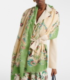 Etro Orfeo floral scarf