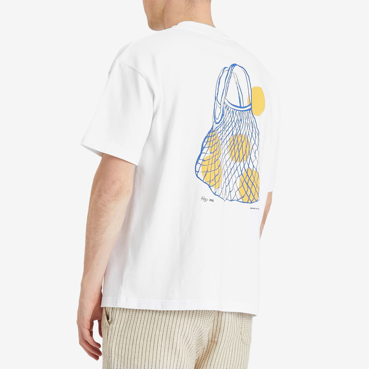 Percival Men's Arancia Oversized T-Shirt in White