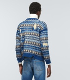 Maison Margiela - Distressed wool-blend Fairisle sweater