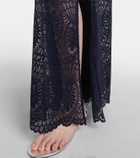 Alexandra Miro Paloma lace wide-leg pants