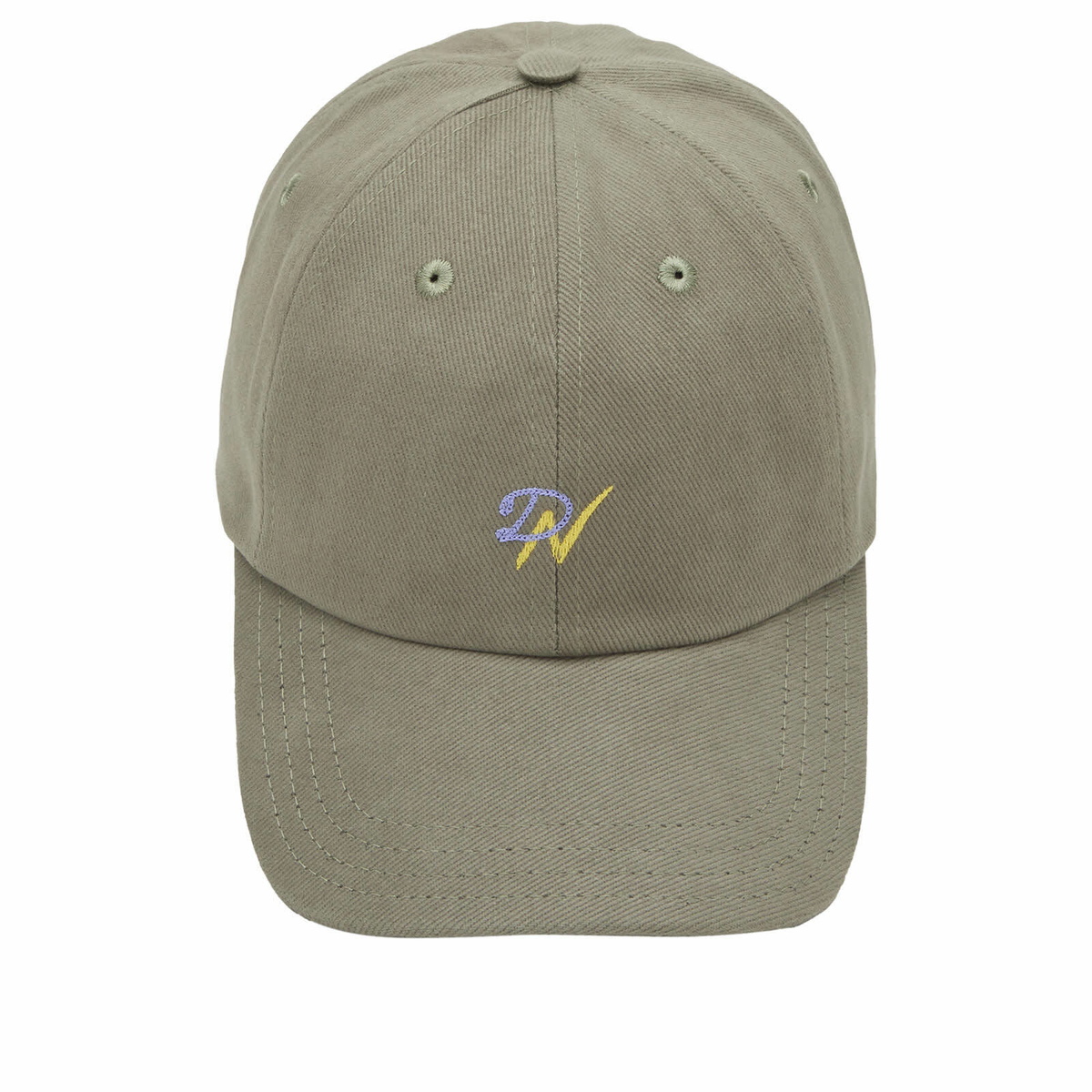 Drake's Men's x Nanga Twill Baseball Cap in Green 