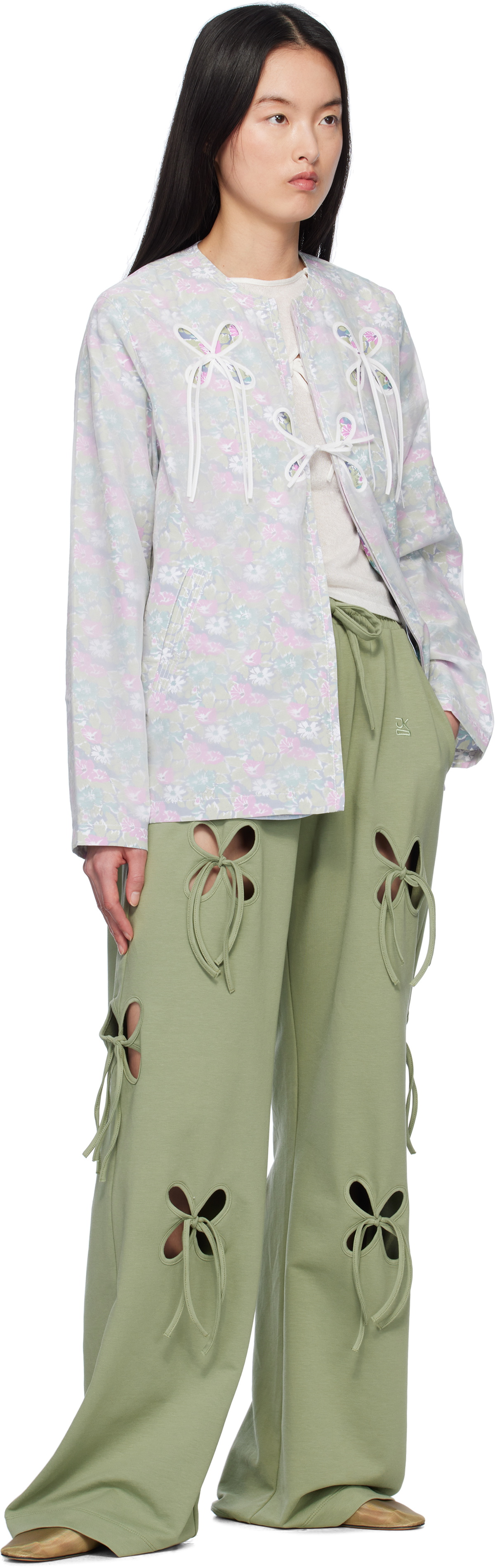 J.Kim White Petal Jacket