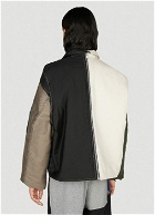 (Di)vision - Colour Block Bomber Jacket in White