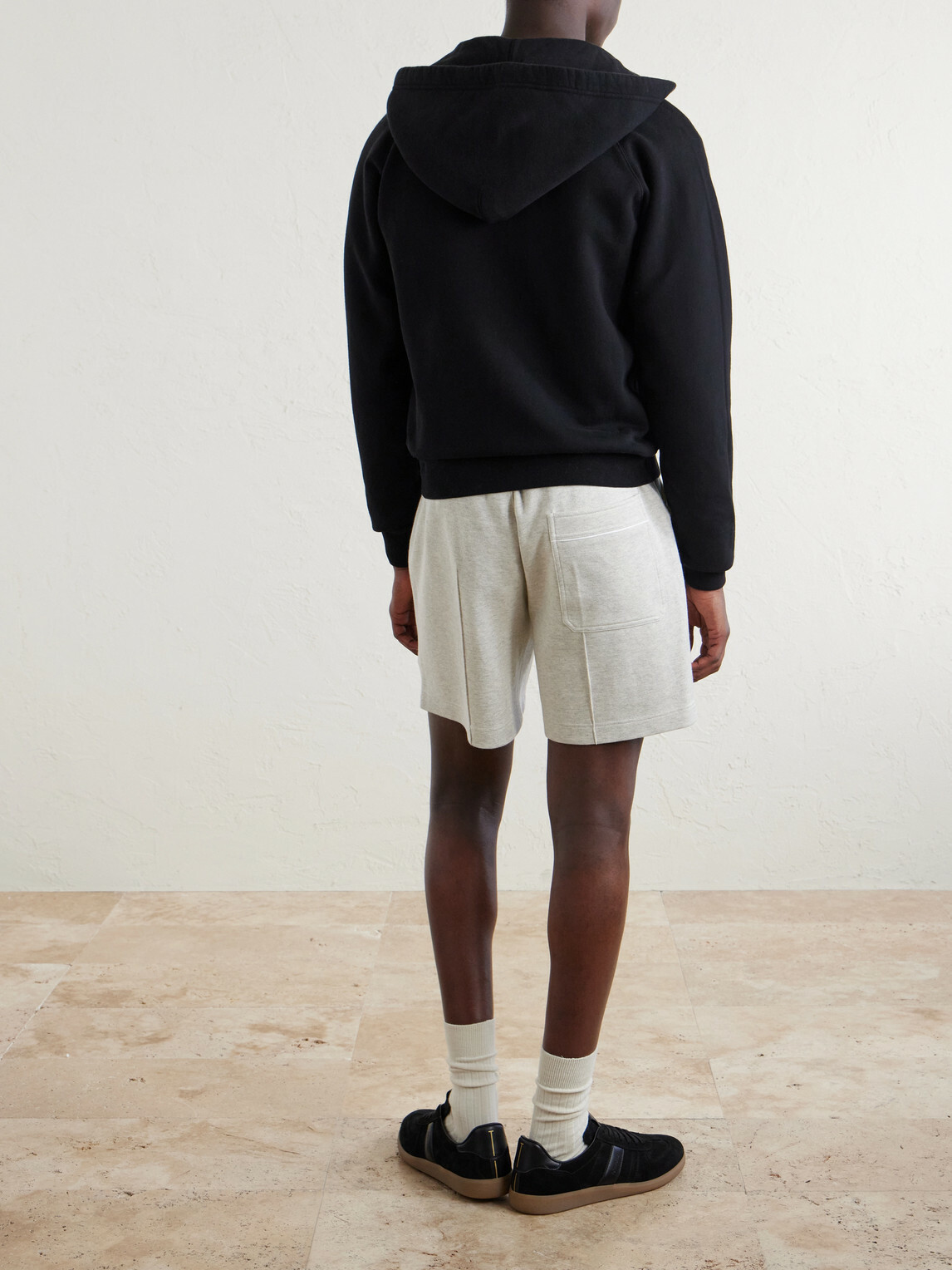 TOM FORD - Slim-Fit Cotton-Jersey Zip-Up Hoodie - Black