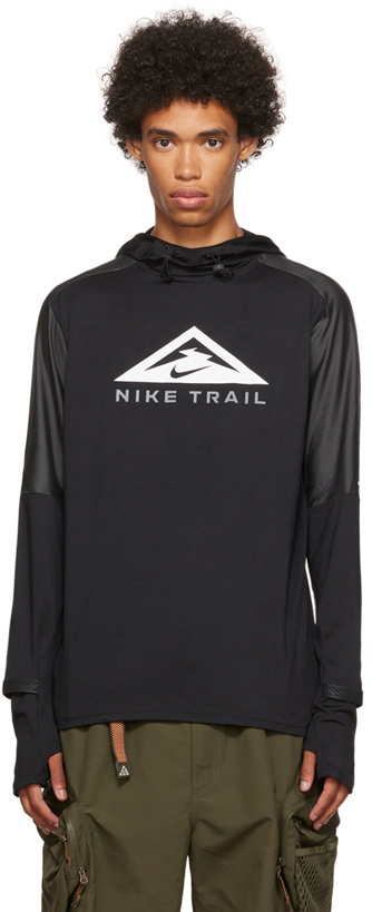 Photo: Nike Black Dri-FIT Trail Hoodie